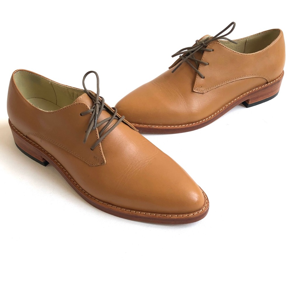 Nisolo Tan James Lace Up Oxford